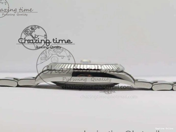 0406 EasyCare DateJust 41mm 126334 Noob 1:1 Best Edition Fluted Bezel Silver Dial On SS Oyster Bracelet A 3588